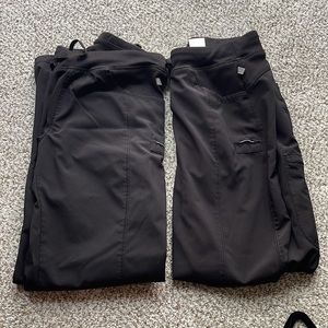 2 pairs of Cherokee infinity scrub pants